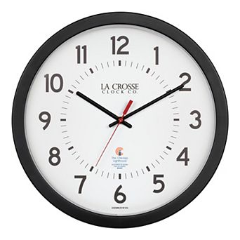 La Crosse Technology 14.5-Inch American Made Analog Quartz Wall Clock