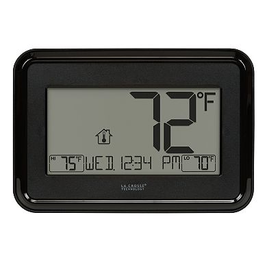 La Crosse Technology Digital Clock with Indoor & Outdoor Temperature