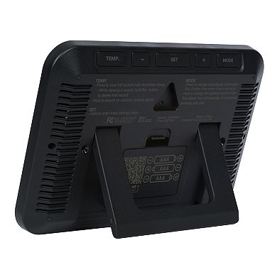 La Crosse Technology Digital Clock with Indoor & Outdoor Temperature