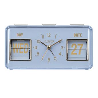 La Crosse Technology Daily Flip Tabletop Clock with Calendar