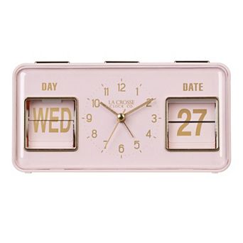 La Crosse Technology Daily Flip Tabletop Clock with Calendar