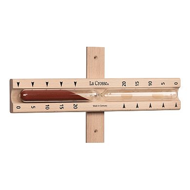 La Crosse Technology Beech Wood Hourglass Timer