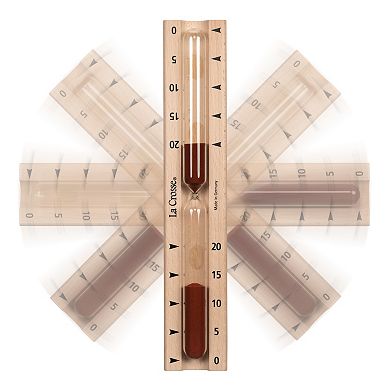 La Crosse Technology Beech Wood Hourglass Timer