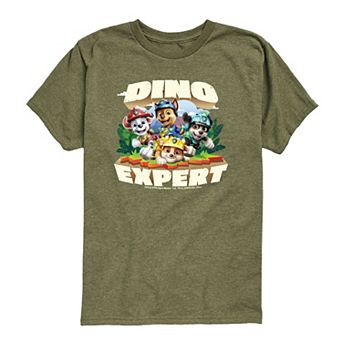Toddler Boy Paw Patrol: The Dino Movie Dino Expert Short Sleeve Graphic T-Shirt