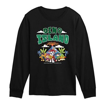 Toddler Boy Paw Patrol: The Dino Movie Dino Island Long Sleeve Graphic T-Shirt