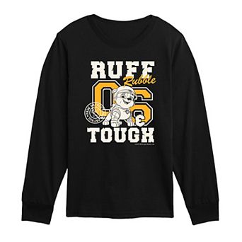 Toddler Boy Paw Patrol Rubble Graphic Long Sleeve Tee