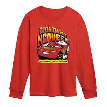 Toddler Boy Disney's Cars Lightning McQueen Long Sleeve Graphic Tee