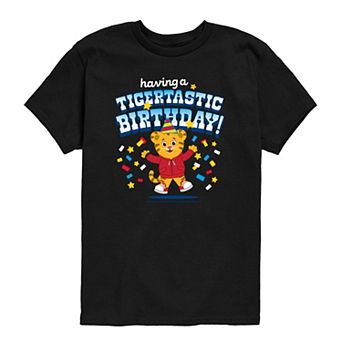 Toddler Boy Daniel Tiger's Neighborhood Tigertastic Birthday Short Sleeve Graphic T-Shirt