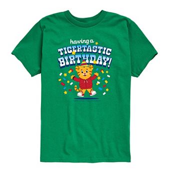 Toddler Boy Daniel Tiger's Neighborhood Tigertastic Birthday Short Sleeve Graphic T-Shirt