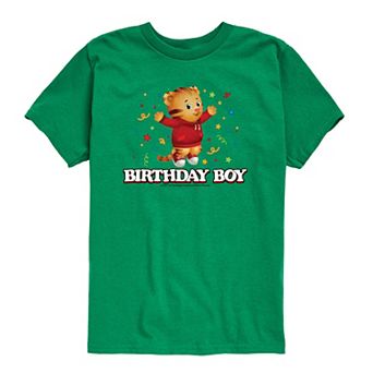 Toddler Boy Daniel Tiger's Neighborhood Birthday Boy Short Sleeve Graphic T-Shirt