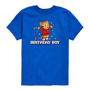 Toddler Boy Daniel Tiger's Neighborhood Birthday Boy Short Sleeve Graphic T-Shirt