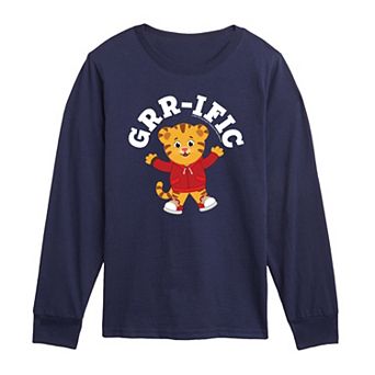 Toddler Boy's Daniel Tiger's Neighborhood Grr-ific Long Sleeve Graphic Tee