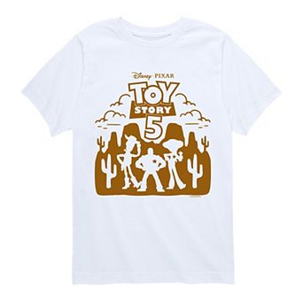 Boys Disney&rsquo;s Toy Story 5 Character Silhouette Graphic Tee