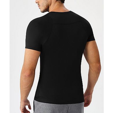 Men's High Elastic Breathable Quick Dry Sweat Wicking Sports T-Shirt