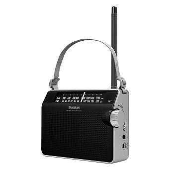 Sangean PR-D6 AM/FM Compact Analog Portable Radio with Rugged Design Analog Tuning