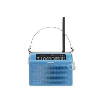 Sangean PR-D6 AM/FM Compact Analog Portable Radio with Rugged Design Analog Tuning