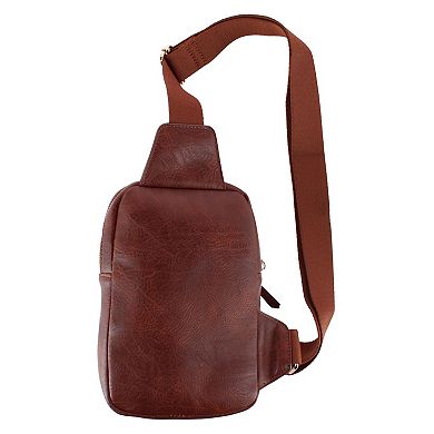 CTM Women's Western Lace Sling Crossbody Bag