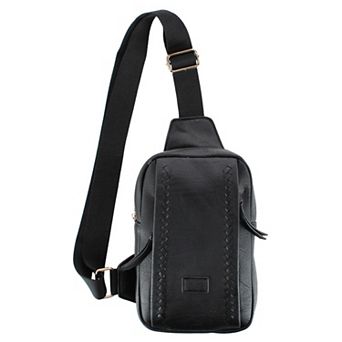 CTM Women's Western Lace Sling Crossbody Bag