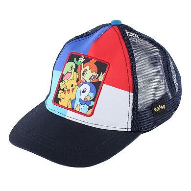 Textiel Trade Boy's Pokemon Snap Back Mesh Cap