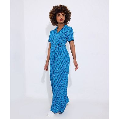 Joe Browns Women's Plus Size Zip Front Jumpsuit