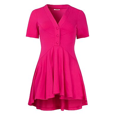 Joe Browns Women's Plus Size Short Sleeve Babydoll Tunic