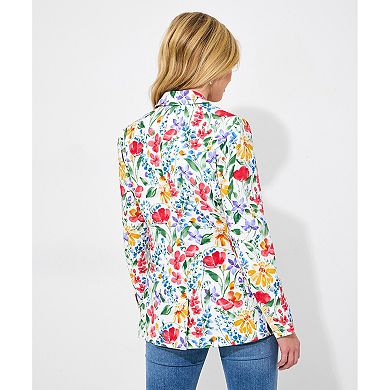 Joe Browns Women's Plus Size Floral Blazer