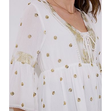 Joe Browns Women's Plus Size Boho Tassel Tunic