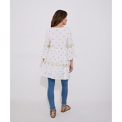 Joe Browns Women's Plus Size Boho Tassel Tunic