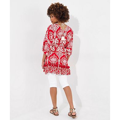 Joe Browns Women's Plus Size Batwing Tassel Tunic