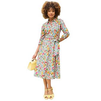 Joe Browns Women's Plus Size Cotton Midi Shirtdress