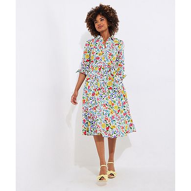 Joe Browns Women's Plus Size Cotton Midi Shirtdress