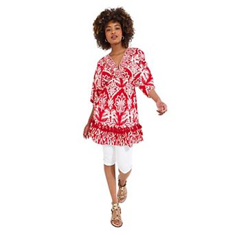 Joe Browns Women's Plus Size Batwing Tassel Tunic