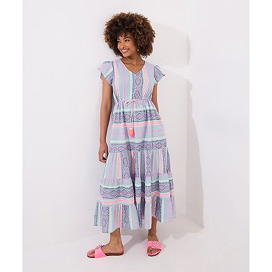 Joe Browns Women's Plus Size Abstract Sleeveless Maxi Dress