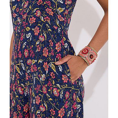 Joe Browns Women's Plus Size Smocked Jumpsuit