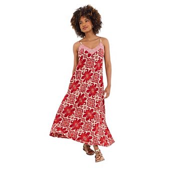 Joe Browns Women's Plus Size Sleeveless Bold Maxi Dress