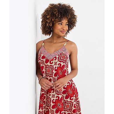 Joe Browns Women's Plus Size Sleeveless Bold Maxi Dress