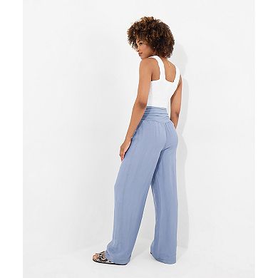 Joe Browns Women's Plus Size Double Layer Wide Leg Pants