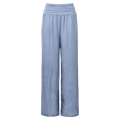 Joe Browns Women's Plus Size Double Layer Wide Leg Pants