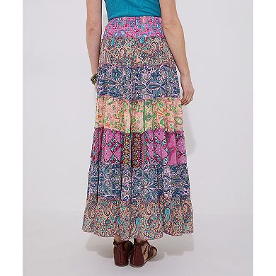 Joe Browns Women's Plus Size Smocked Waist Maxi Skirt