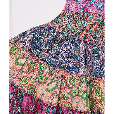 Joe Browns Women's Plus Size Smocked Waist Maxi Skirt
