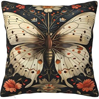 Butterfly Pattern Throw Pillow Covers Soft Durable Decorative Cushion Case