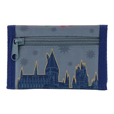 Textiel Trade Universal's Kid's Harry Potter Houses Hook & Loop Tri-Fold Wallet