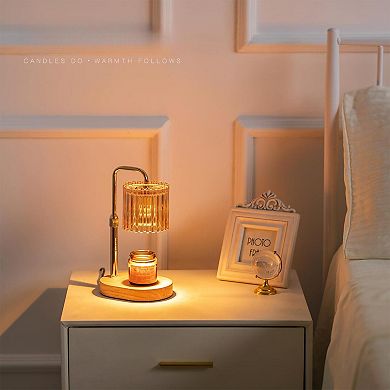 Candle Warmer Lamp With Timer Height Adjustable Wax Melt Dimmable Home Bedroom Decor Gift For Women