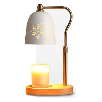 Candle Warmer Lamp with Timer, Dimmable Electric Wax Melter for Jar Candles, Farmhouse Home Decor