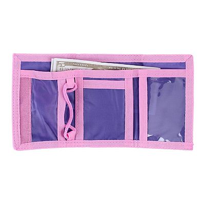 Textiel Trade Disney's Kids Lilo & Stitch with Angel Hook & Look Tri-Fold Wallet