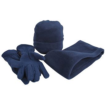 Result Unisex Active Fleece Anti-Pill Winter Hat Gloves & Neckwarmer Set
