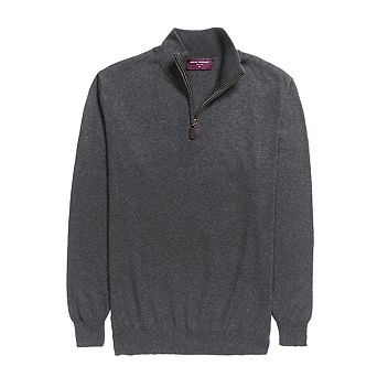 Brook Taverner Mens Dallas Zip-Neck Sweater