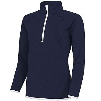 AWDis Cool Womens/Ladies Half Zip Girlie Sweat Top