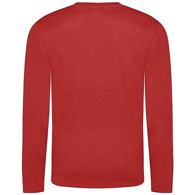 AWDis Cool Mens Moisture Wicking Long-Sleeved T-Shirt
