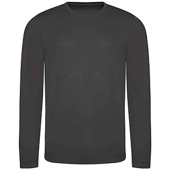 AWDis Cool Mens Moisture Wicking Long-Sleeved T-Shirt